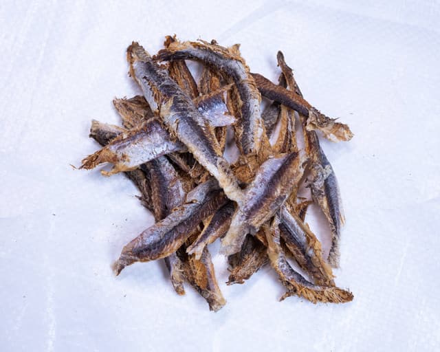 Image of Kolli Dry Fish after cleaning